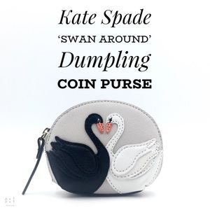 Kate Spade ‘Swan Around’ Dumpling Coin Purse